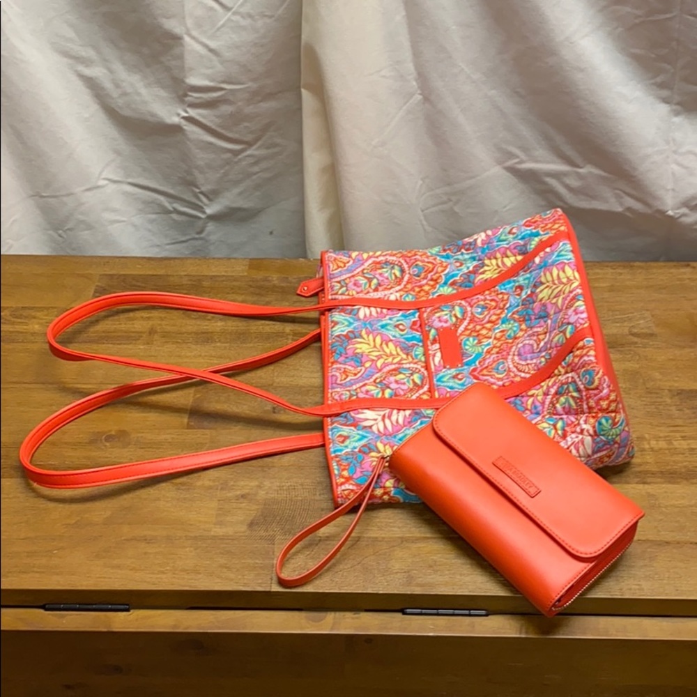 Vera Bradley bundle small trimmer Vera & wristlet
